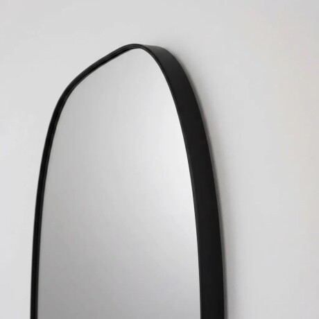 Espejo Lumax Anador Diseño Moderno Irregular 50 x 80cm Negro