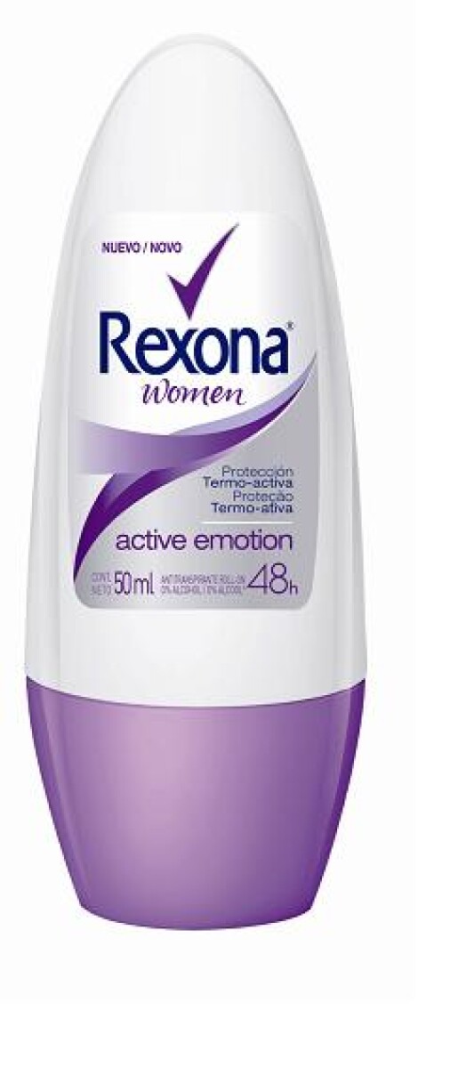 Desodorante roll on women active emotion Rexona 53g 