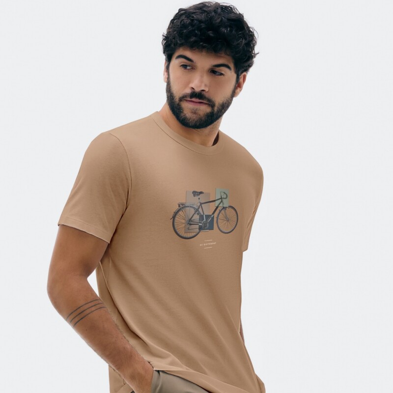 CAMISETA MM CAQUI CLARO