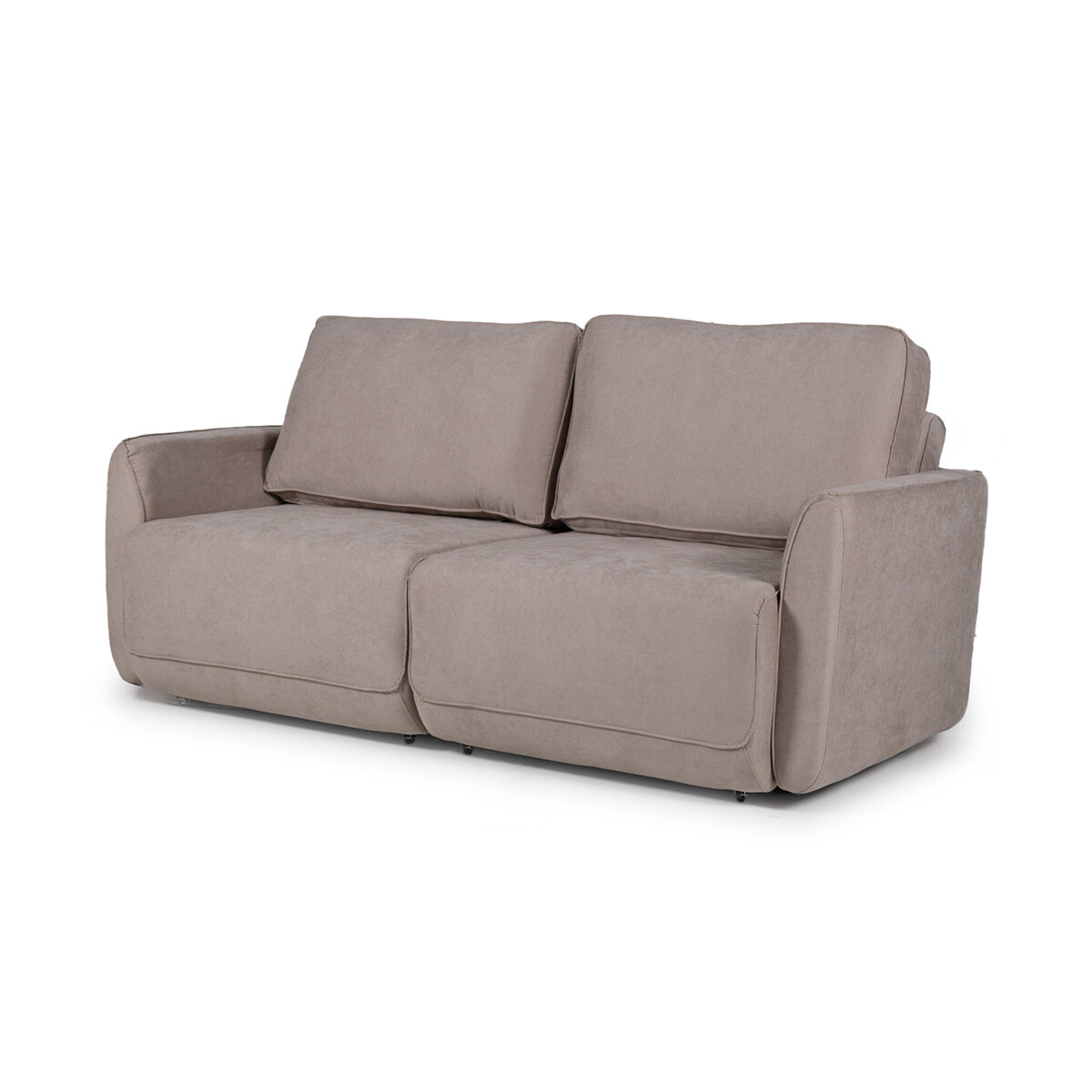 Sofá Ravena (Rebatible) - Tela Microfibra - 9249 (Tostado) 