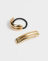 Accesorios Pelo Set Cuff Set De Accesorios De Pelo Metálico - Dorado