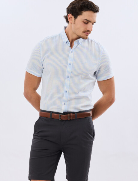 BERMUDA CLASICA CON ELASTANO Gris
