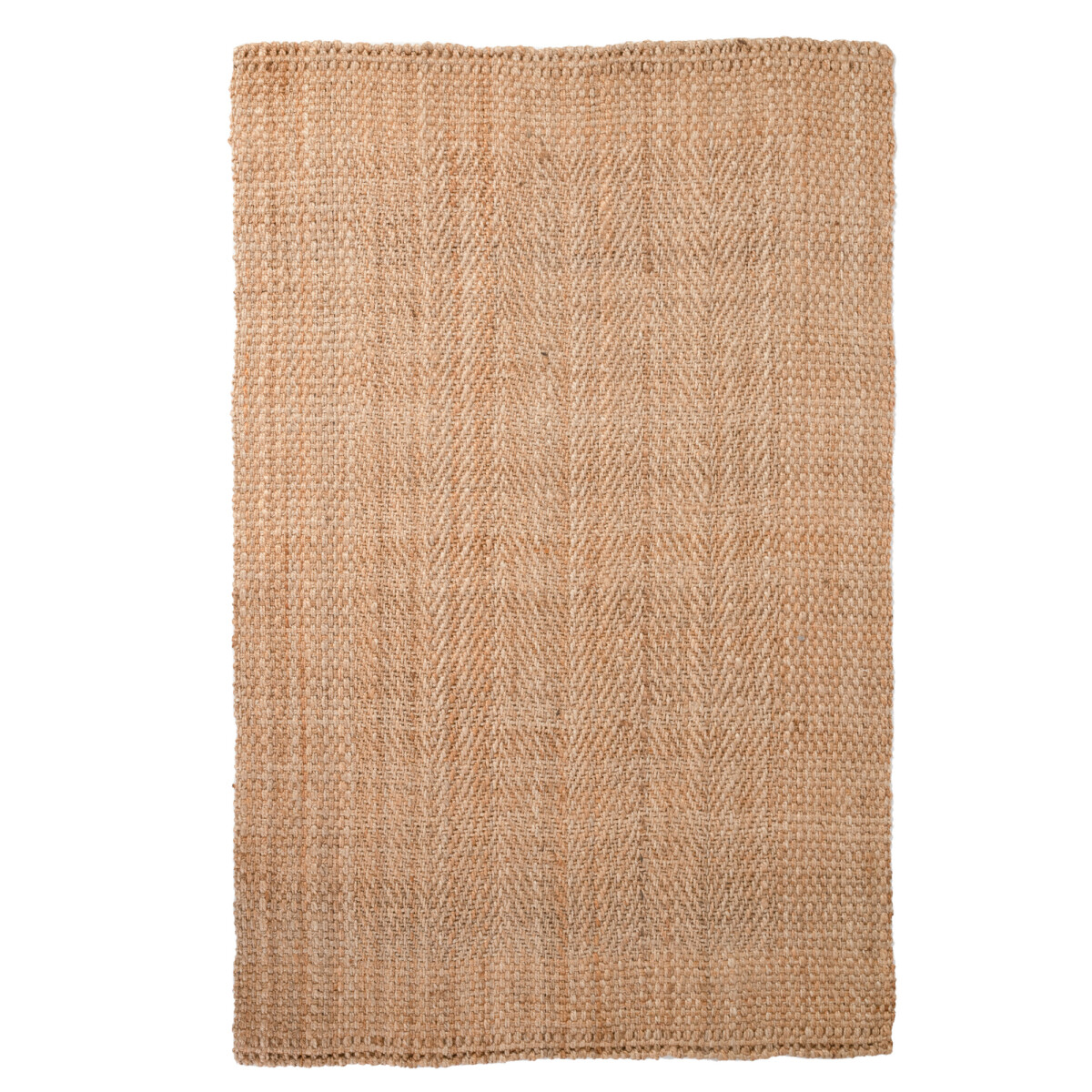 ALFOMBRA - YUTE NATURAL-BEIGE TRAMA ESPINA 