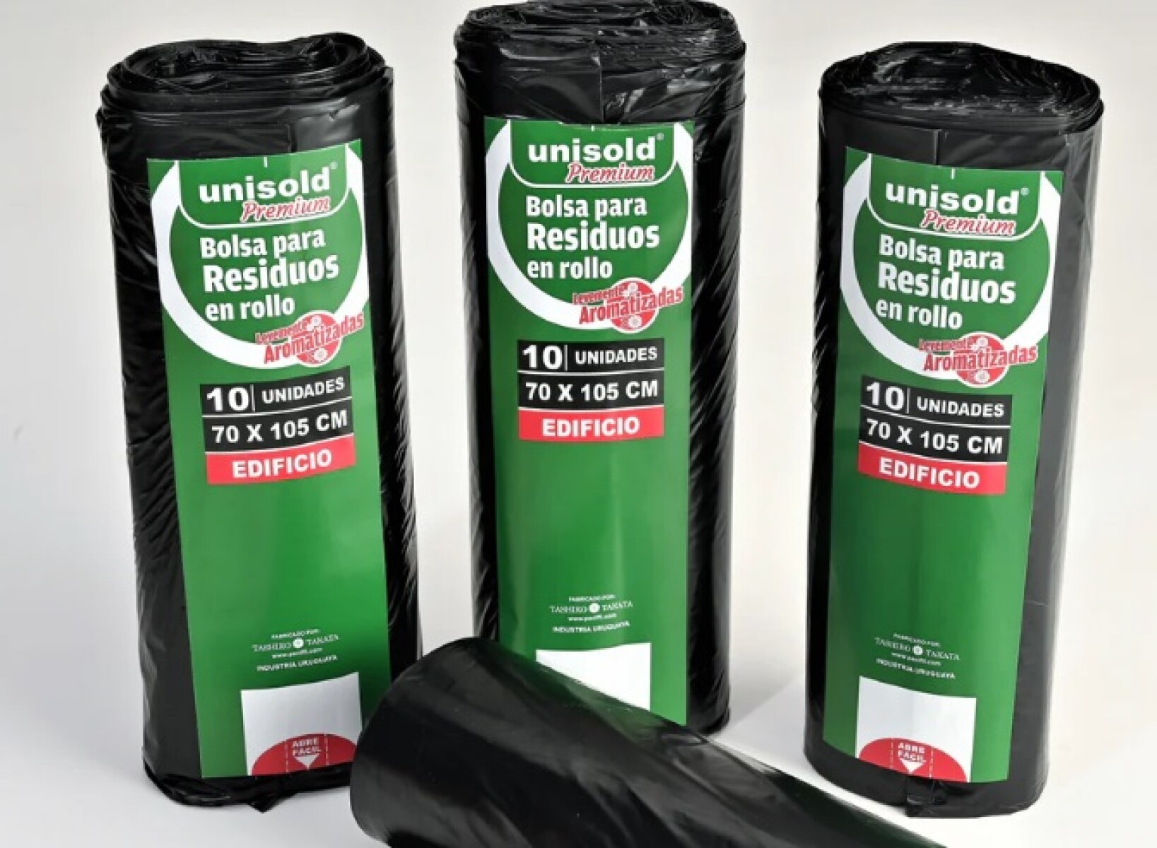 BOLSAS PARA RESIDUOS UNISOL EN ROLLO 70X105 CM. NEGRA 