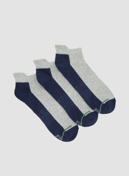 Pack x3 medias cortas con diseño deportivo Variante 43