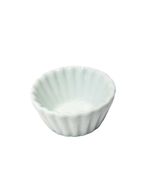 RAMEQUIN ONDULADO D5.5x2.5CM PORCELANA BLANCO RAMEQUIN ONDULADO D5.5x2.5CM PORCELANA BLANCO