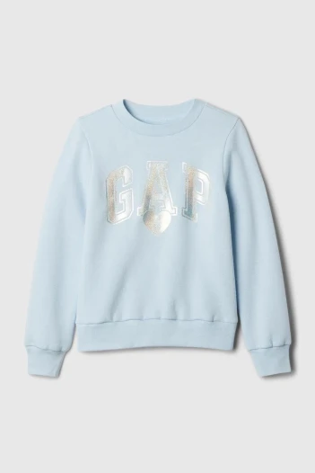 Buzo Deportivo Logo Gap Niña Cerulean Blue 402