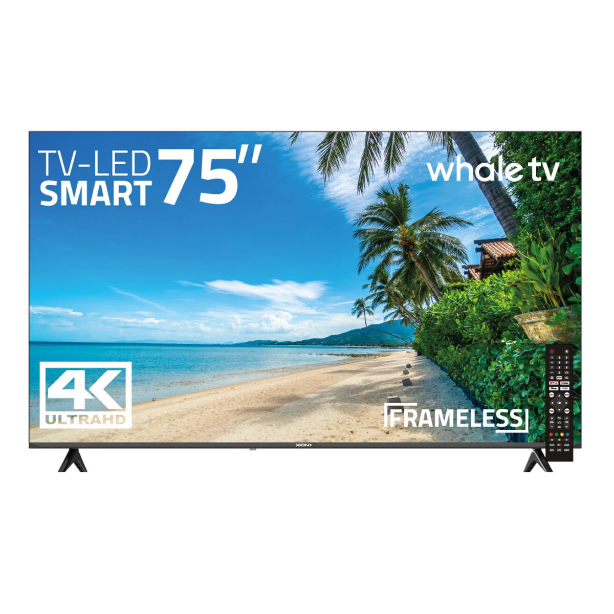 TV LED SMART 75 PULG 4K WHALE TV XION 