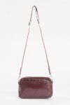 Bandolera basic con cierres chocolate