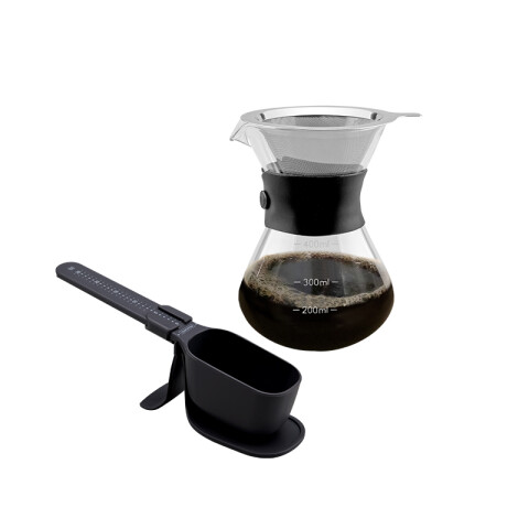 Kit para café - cafetera con colador + una balanza TF9002