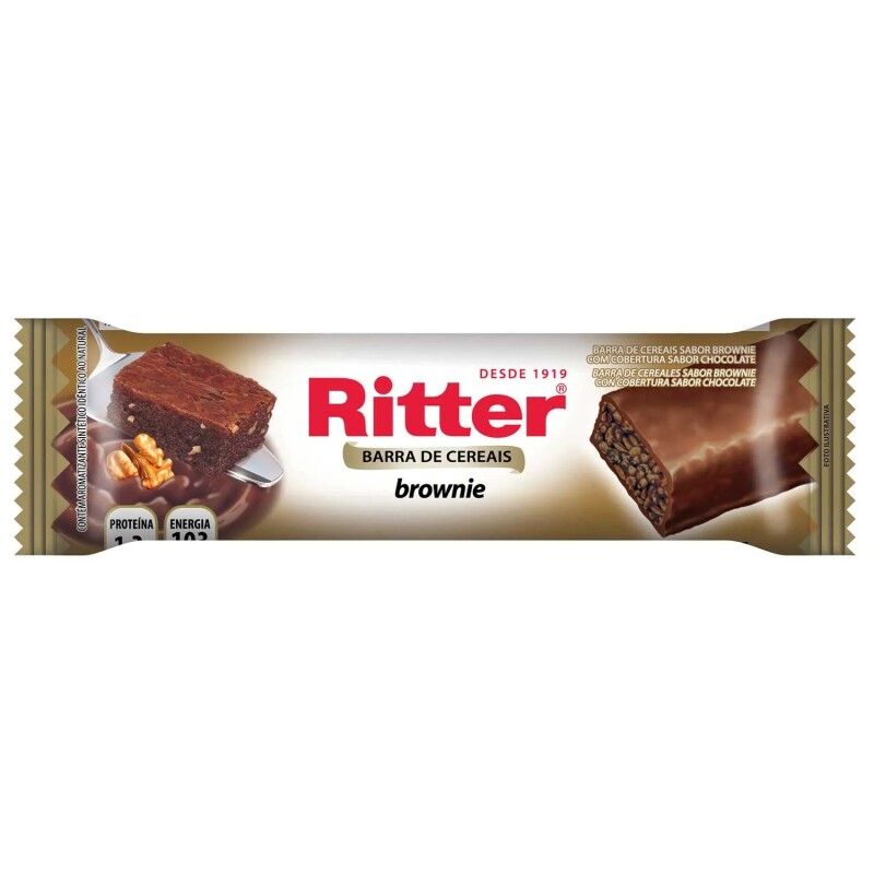 Barra De Cereal Ritter Brownie Barra De Cereal Ritter Brownie