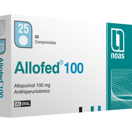 Allofed 100mg 25 Comprimidos Allofed 100mg 25 Comprimidos