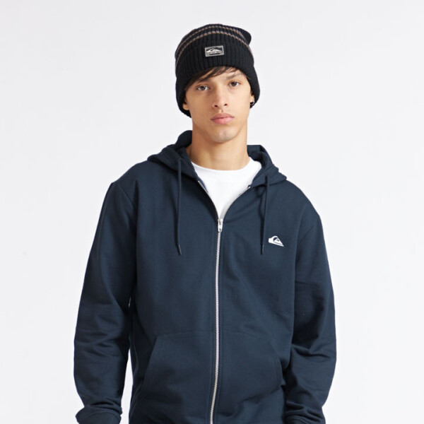 Quiksilver Buzo Polar con Capucha BASIC HOOD ZIP Hombre - Marino Marino