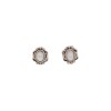 Caravanas Oval-Plata 925-Piedra Nacar-CA3356 conpiedra