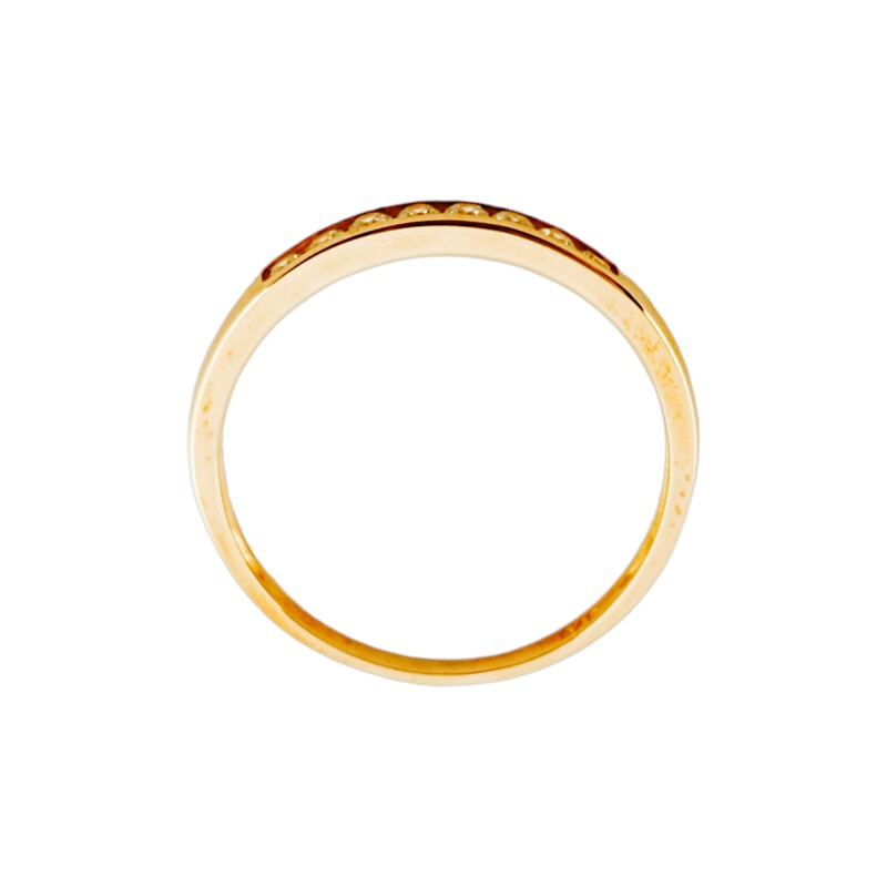 Anillo Sin Fin-Oro bajo-Piedra zirconia-AN8011 conpiedra
