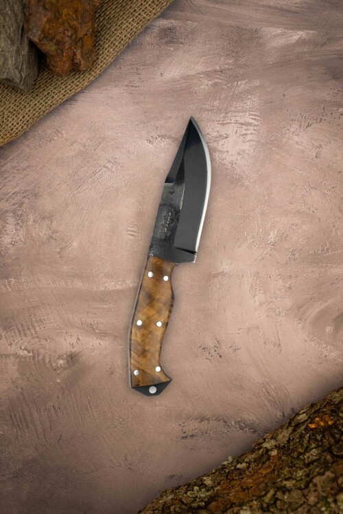 Cuchillo EDC Militar, Cabo madera Cuchillo EDC Militar, Cabo madera
