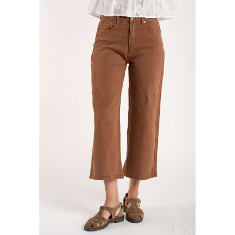 Jean Recto Lavado Chocolate