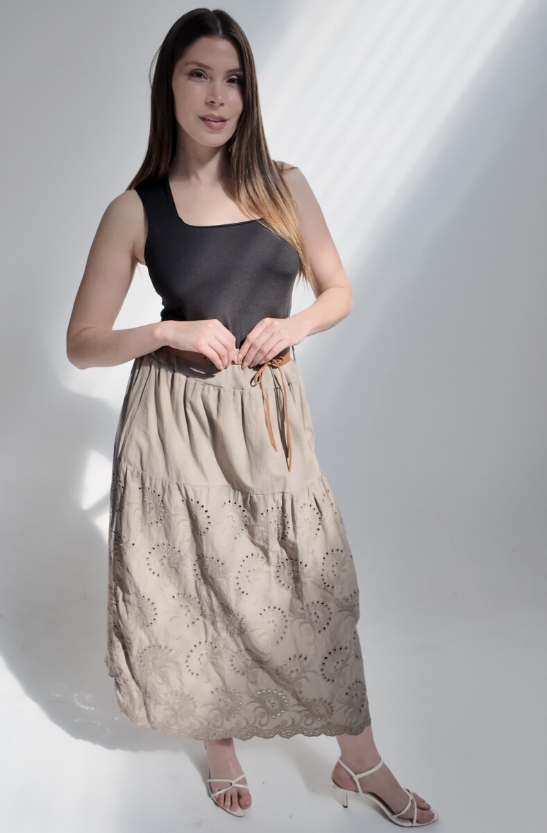 Falda Plasencia - Marrón 