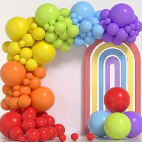 Set de Globos Colores vivos 134 pcs Set de Globos Colores vivos 134 pcs