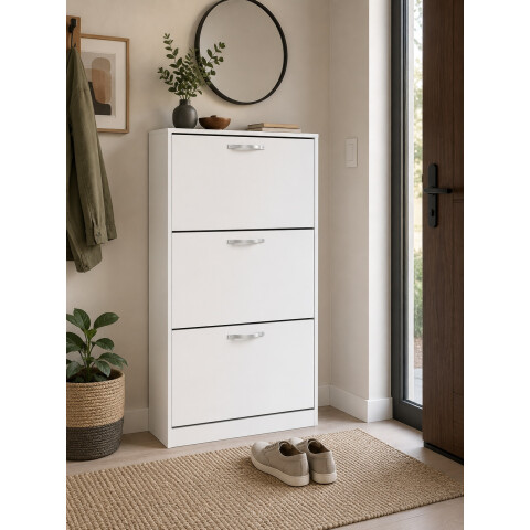 ZAPATERA 3 PUERTAS BLANCO 400BL ZAPATERA 3 PUERTAS BLANCO 400BL