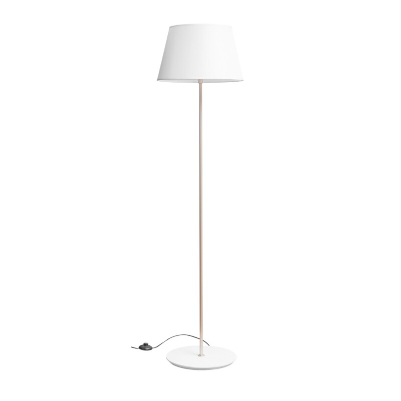 VELADOR DE PIE SLIM E27 BLANCO D40CM VELADOR DE PIE SLIM E27 BLANCO D40CM