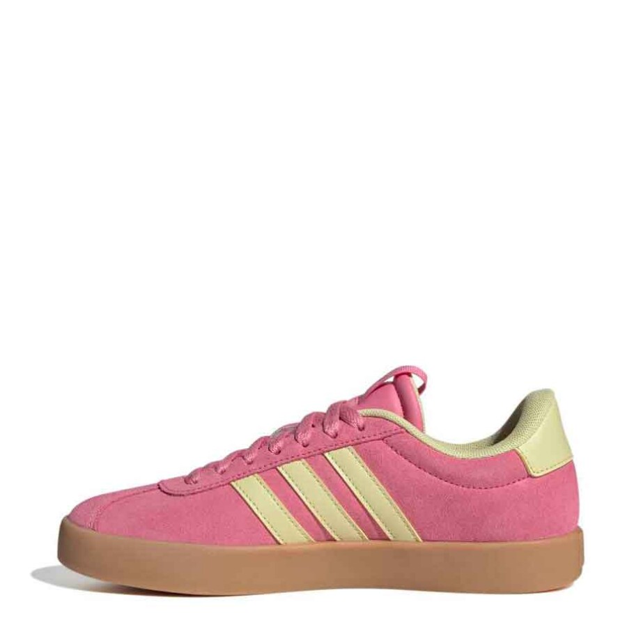 Championes de Mujer Adidas VL Court 3.0 Rosado - Amarillo