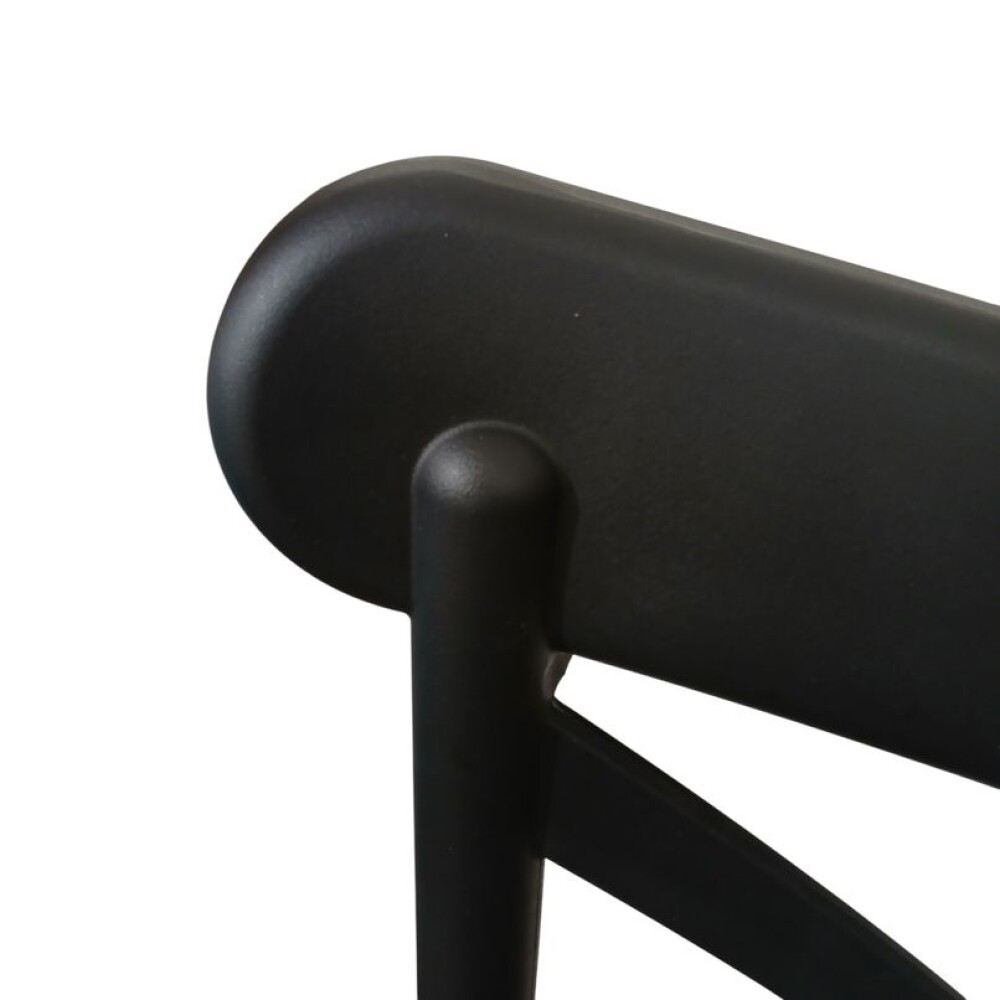 Silla Cruceta de polipropileno ZJ09 Negro