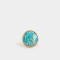 Anillos Medianos y Grandes Piedra Anillo Grande Con Piedra - Dorado
