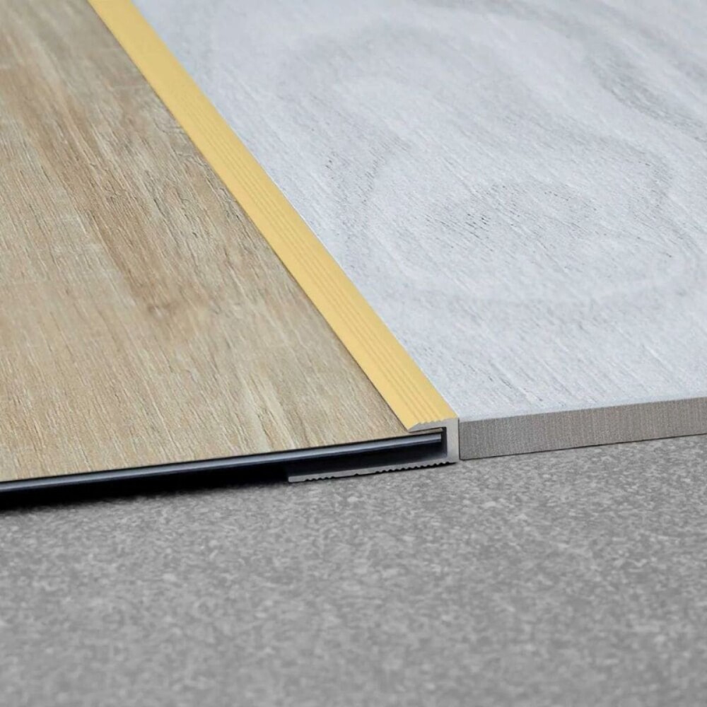 Perfil Point Aluminio 5mm x 2m Oro Mate Perfil Point Aluminio 5mm X 2m Oro Mate