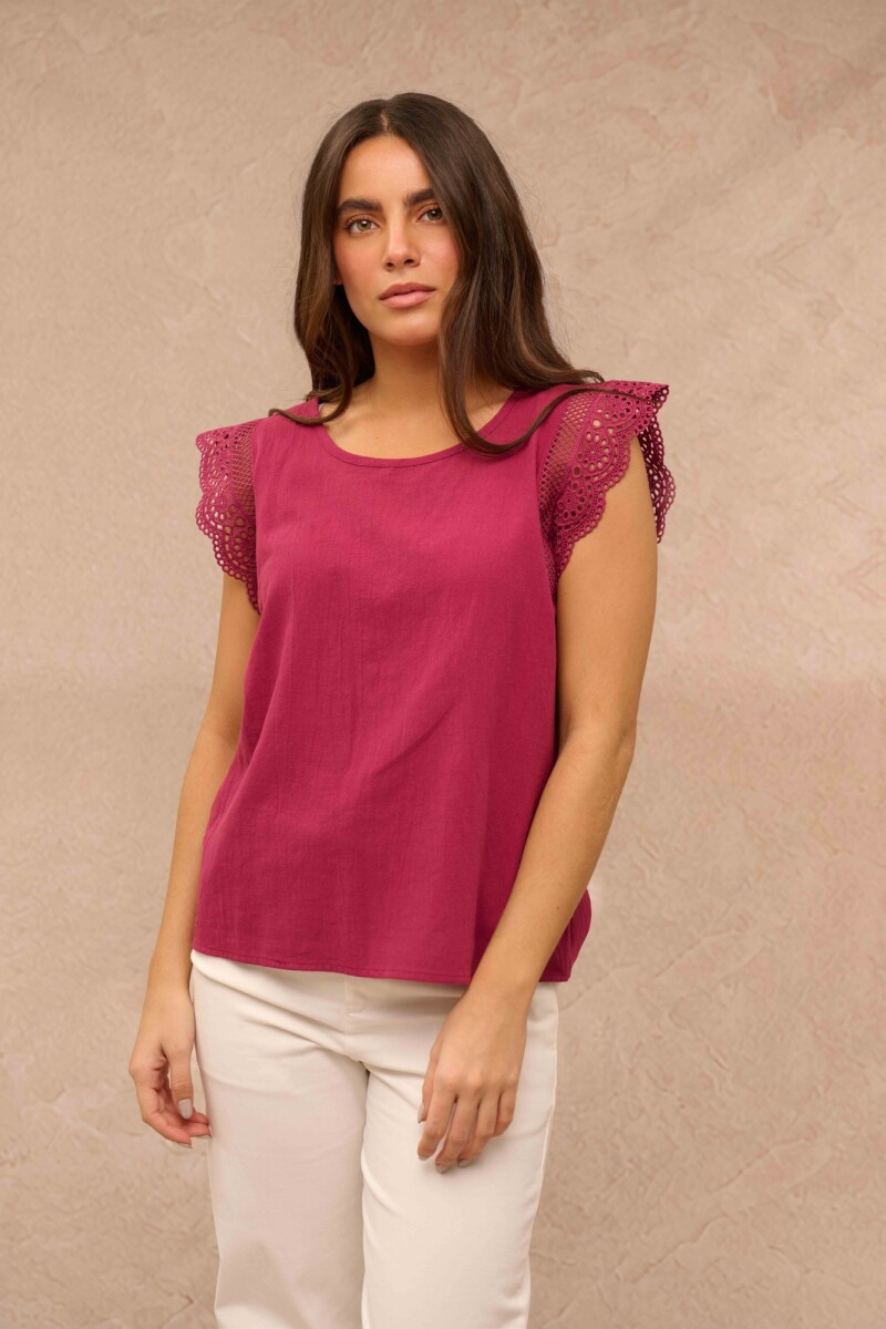 BLUSA VERA FUCSIA 