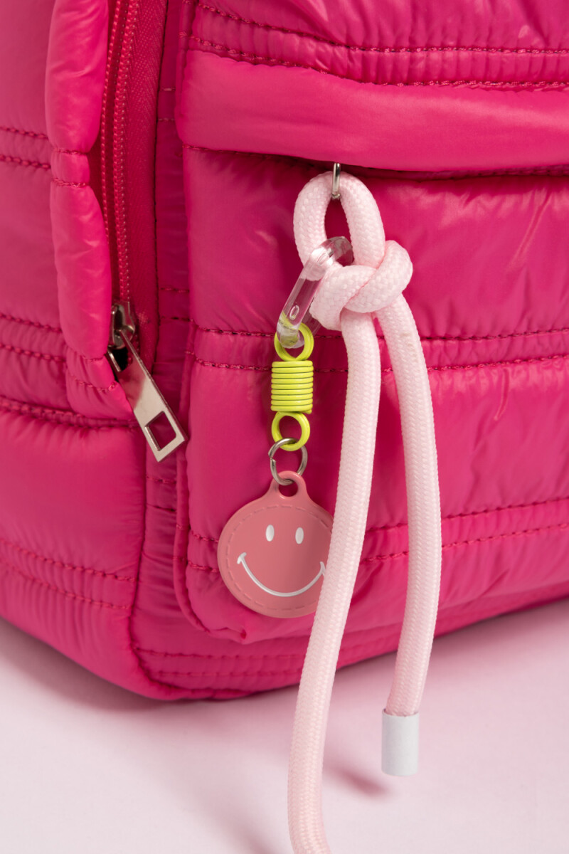 Mochila capitoneada Fucsia
