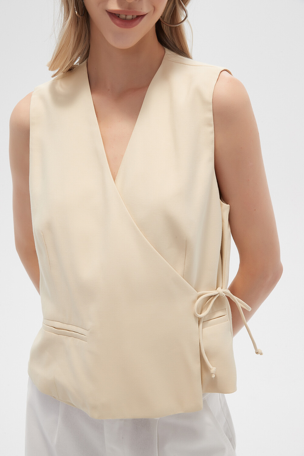 Chaleco Fusta Amarillo Palido