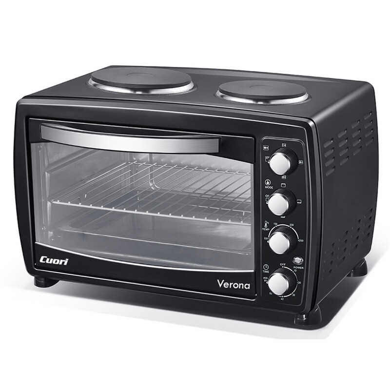 HORNO ELECTRICO CON HORNALLAS CUORI VERONA 38 LTS HORNO ELECTRICO CON HORNALLAS CUORI VERONA 38 LTS