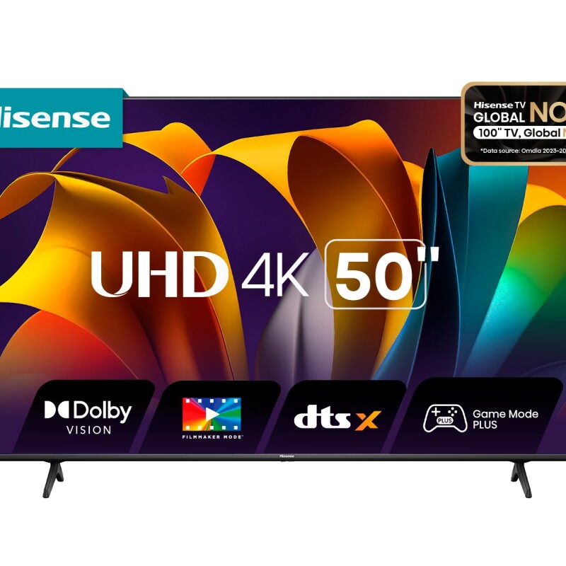 TELEVISOR HISENSE 50" UHD, 4K FLAT SMART, 3840X2160 001