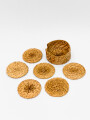 Posa Vaso Angra, Set 6pcs Marron Medio