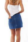 FALDA JEAN LILIANA AZUL MEDIO