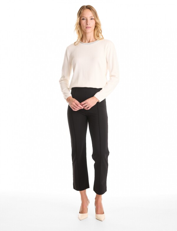 Pantalon Cigarette NEGRO