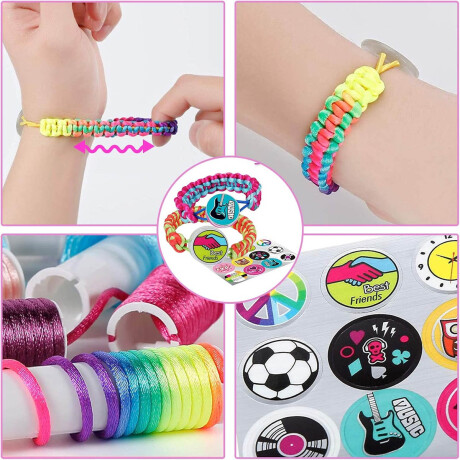 Set Para Crear Pulseras C/ Telar Juguete Infantil Jug025002