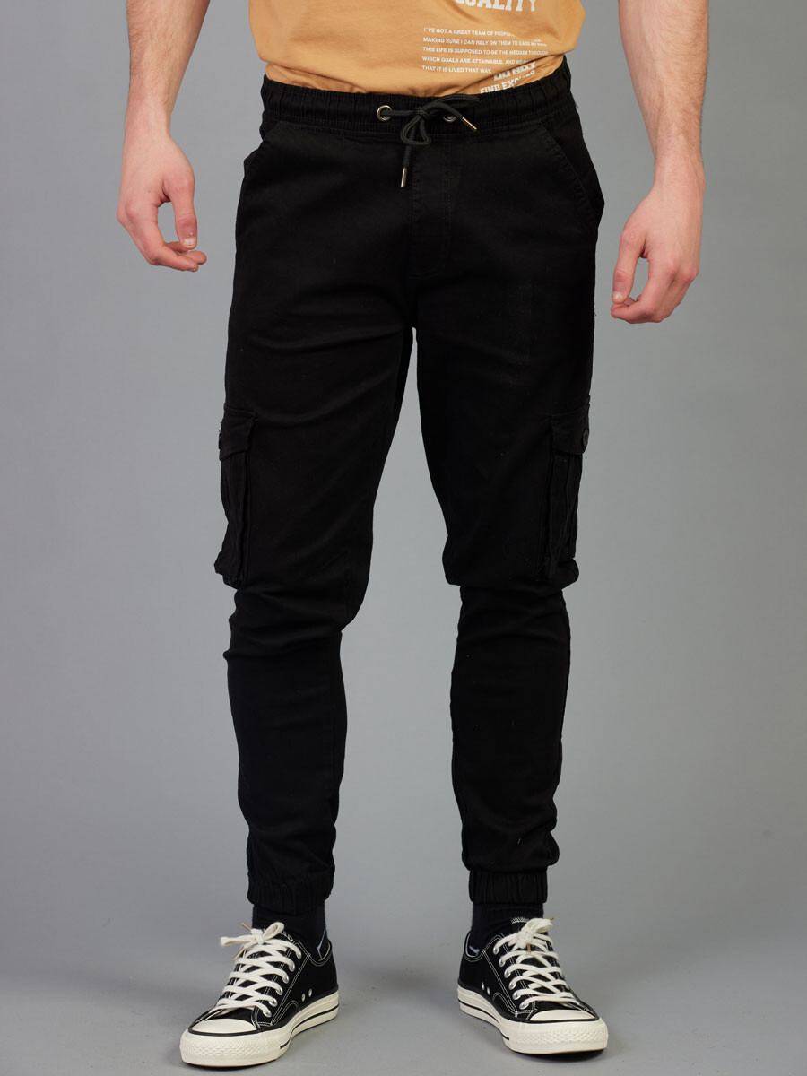 PANTALON CARGO DIATRIX DIXIE - Negro 