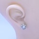 Caravanas antiguas oro 18k 2 tonos con brillantes. Caravanas antiguas oro 18k 2 tonos con brillantes.
