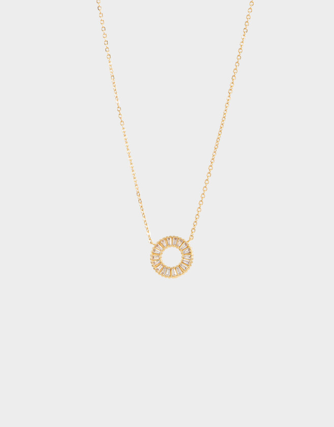 Cadena Corta con Dije Premium Gold Cortos - Dorado