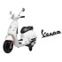 Moto Vespa a bateria 801 blanca Moto Vespa A Bateria 801 Blanca