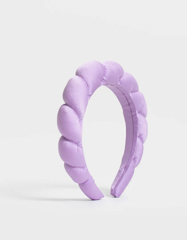 Vinchas Rígidas Hair Care Vincha Rígida Puffy - Violeta Lila