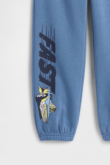 Pantalón Deportivo Logo Gap Toddler Niño Bainbridge Blue