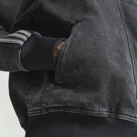 Campera adidas Adicolor Denim Firebird Black