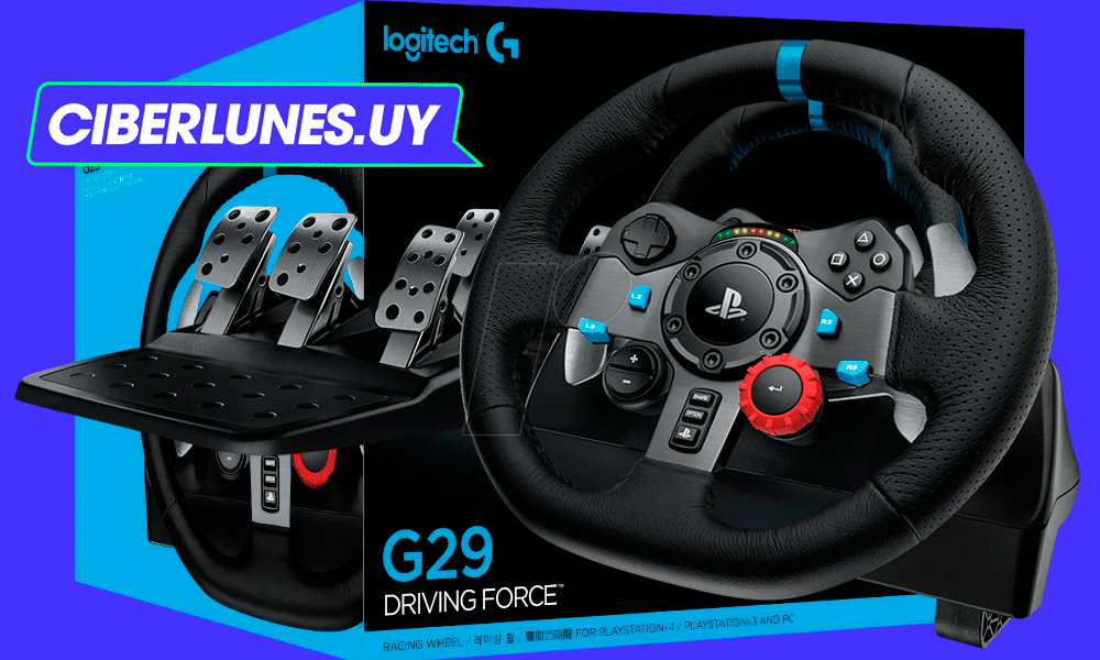 ¡LOGITECH G29 EN CIBERLUNES!