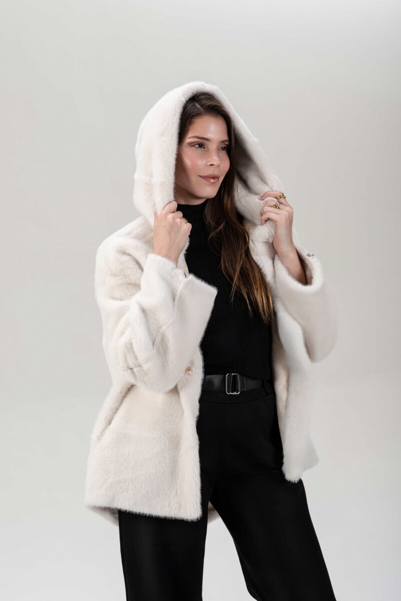 Campera Reversible Georgia - Blanco 