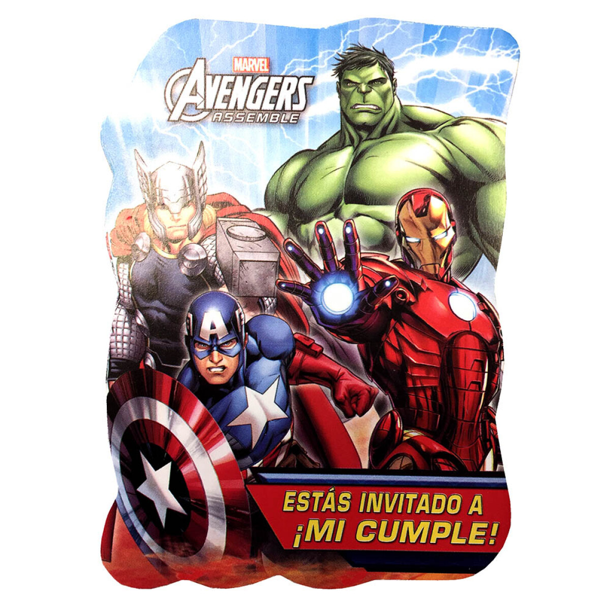 Cotillón Invitaciones x10 Avengers 