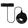COLGANTE LED MAGNETICO SEMI ESFERA 12W 3000K 24º NEGRO COLGANTE LED MAGNETICO SEMI ESFERA 12W 3000K 24º NEGRO