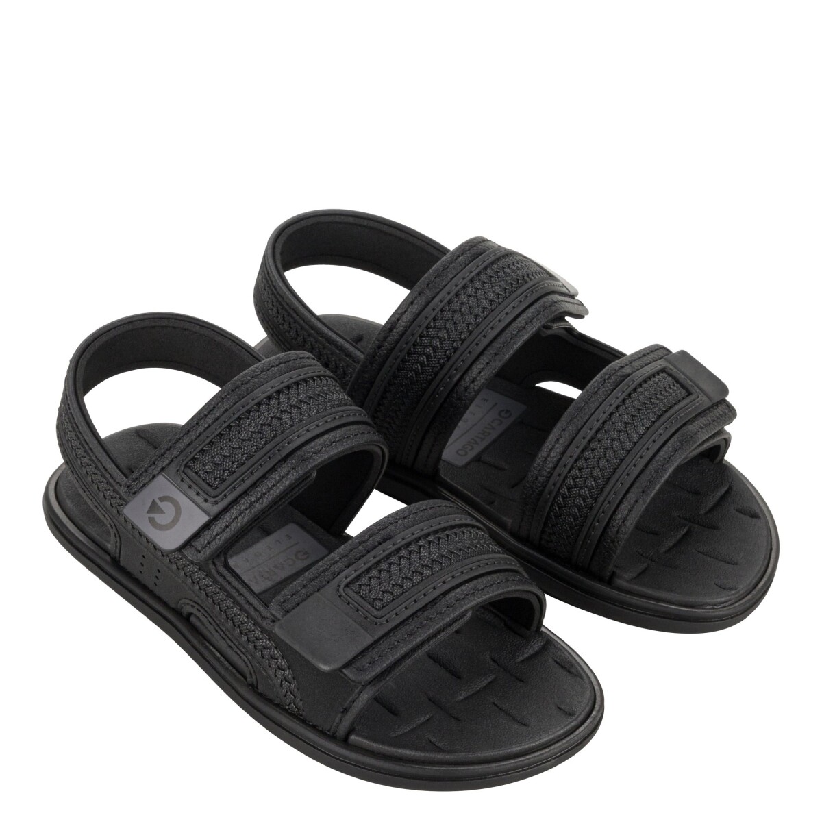 Sandalias Infantiles Cartago Malta - Negro - Gris Oscuro 